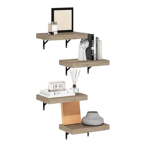 Furinno TANNA Floating Shelves for Wall Set of 4, 15-Inch... - Sports & Fitness Amazon Royaume-Uni à 26.99€