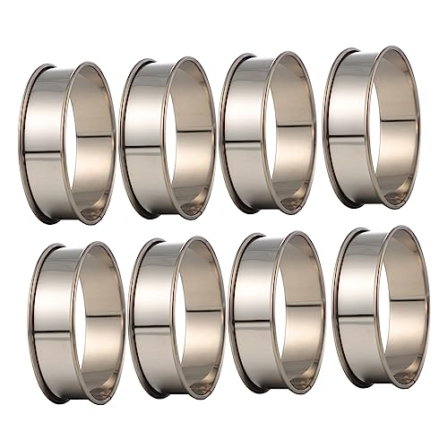 CIYODO 8 Stück Mousse Ringform Edelstahl Backwerkzeug Keks... - Maison & Cuisine Amazon Allemagne à 12.89€