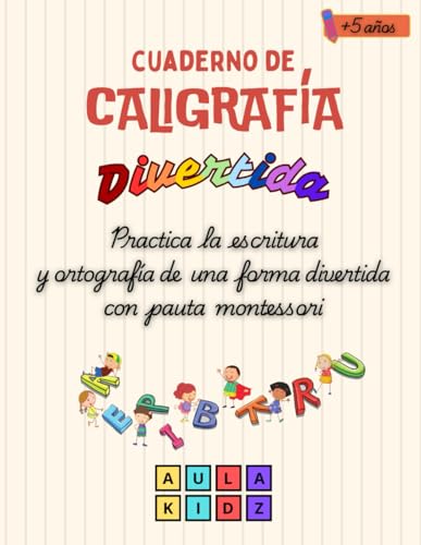 Libro de Caligrafía divertida con pauta Montessori:... - Jouets & Jeux Amazon Italie à 4.30€