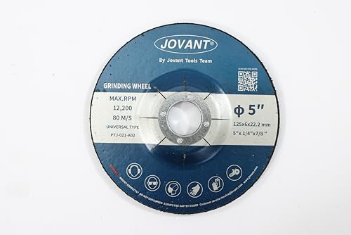 JOVANT Angle Grinder Grinding Wheel Set, 5 Inch Grinding... - Bricolage & Outils Amazon Royaume-Uni à 1.99€