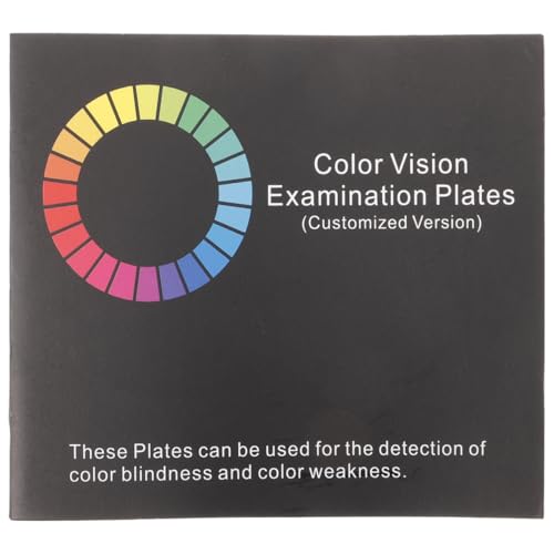 MUSISALY Farbenblind-Testbuch Farbkarte Sehbuch Für... - Bricolage & Outils en promo à 1.99€