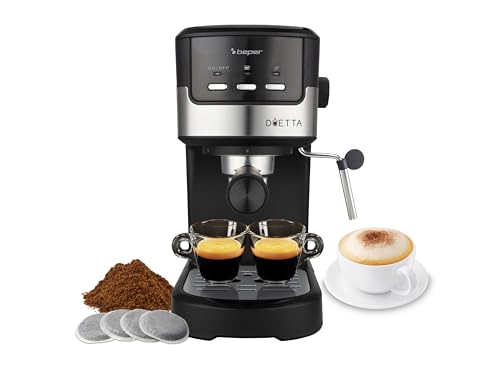 BEPER P101CAF100 Duetta Espresso-Kaffeemaschine, 1100W... - Maison & Cuisine Amazon Allemagne à 51.12€