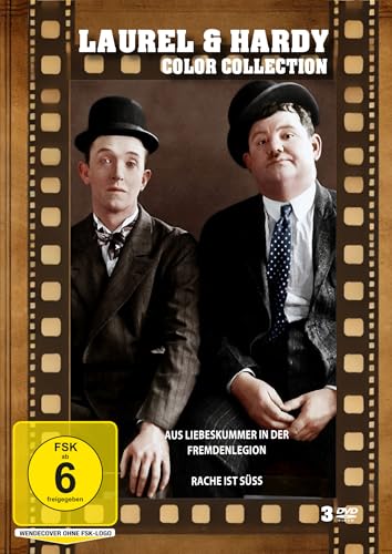 Laurel & Hardy - Color Edition [3 DVDs] - Livres & eBooks Amazon Espagne à 12.26€