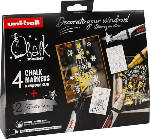 uni-ball Liquid Chalk Pens. Multi-Purpose Wipeable Coloured... - High-Tech & Électronique Amazon Royaume-Uni à 5.00€