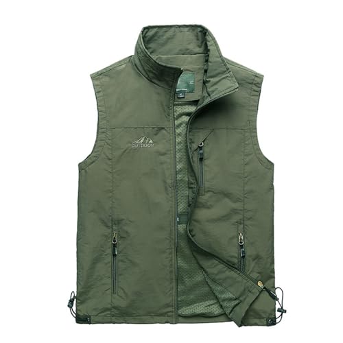 Gefomuofe - Gilet da uomo estivo per attività all'aria... - Sports & Fitness Amazon Italie à 11.57€