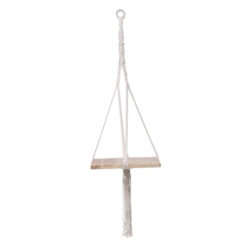 Gogogmee Garden Basket Plant Hanger Handmade Wooden Hanging... - Jardin & Extérieur en promo à 17.49€