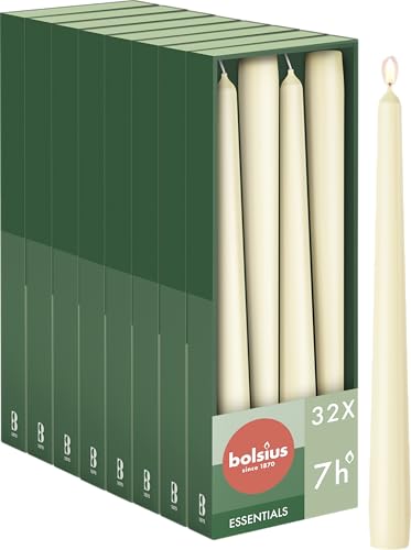 Bolsius - Lot de 32 Bougies Coniques Lisses - Ivoire - En... - Beauté & Parfums Amazon France à 23.99€