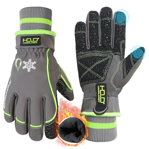 HANDLANDY Guantes de trabajo aislados impermeables, Guantes... - Nouvelle promo Amazon à 17.41€