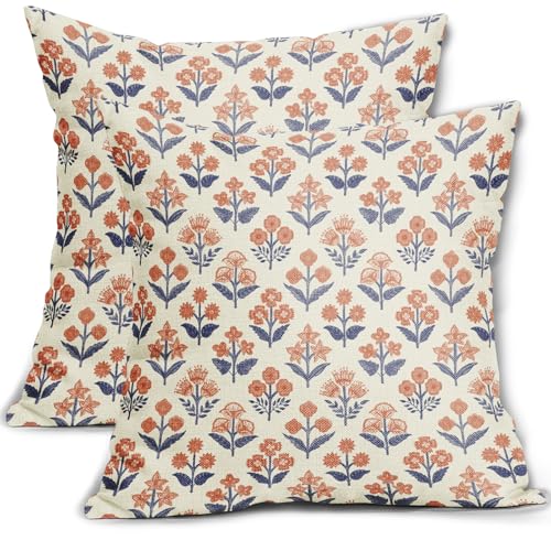 Kissenbezüge mit Blumenmuster, 40,6 x 40,6 cm, 2 Stück... - Maison & Cuisine Amazon Allemagne à 3.00€