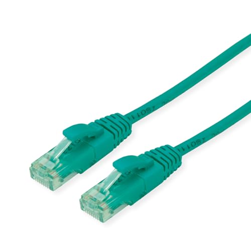 ROLINE RM Patchkabel Kat.6A UTP, grün, 0,3 m - Amazon Allemagne à 3.79€