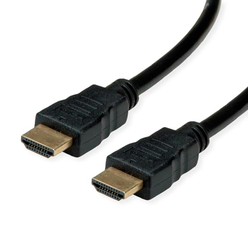 ROLINE RM HDMI High Speed Kabel mit Ethernet, schwarz, 2 m - High-Tech & Électronique Amazon Allemagne à 16.65€
