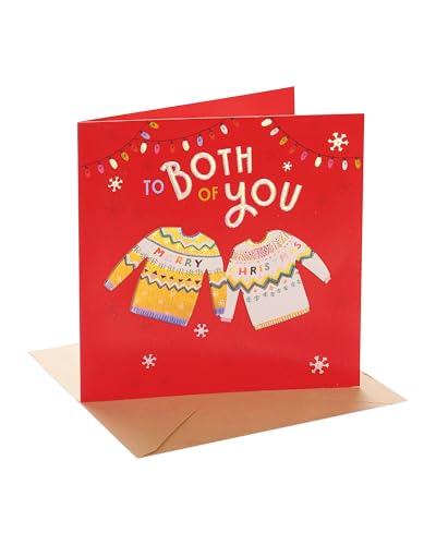UK Greetings Christmas Card To Both of You - Knitted... - Auto & Moto Amazon Royaume-Uni à 2.66€