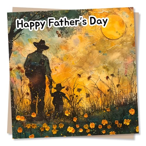 Stunning Happy Father's Day Card - Father & Son Walking In... - Auto & Moto Amazon Royaume-Uni à 1.99€