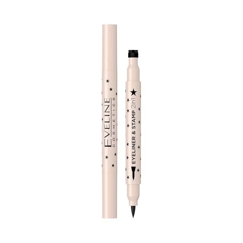 Eveline Cosmetics Eyeliner e timbro 2 in 1 n. 01 cuore - Beauté & Parfums en promo à 8.82€