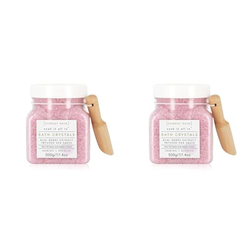 Sunday Rain Luxury Nourishing Bath Crystals, Vegan &... - Sports & Fitness en promo à 5.00€