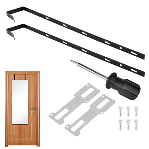 Ranjaner Lot de 2 crochets de miroir de porte réglables à 5... - Bricolage & Outils en promo à 8.92€