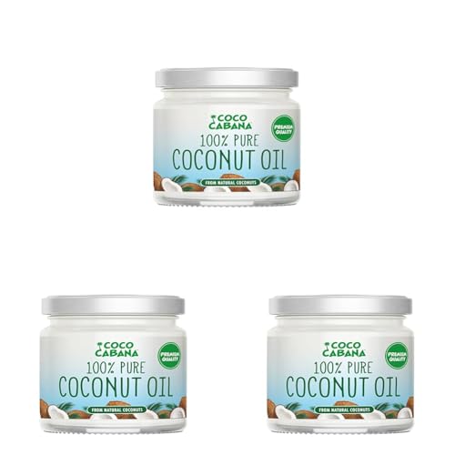 Coco Cabana 100% Pure Coconut Oil 300ml, Vegan Gluten &... - Beauté & Parfums Amazon Royaume-Uni à 12.75€