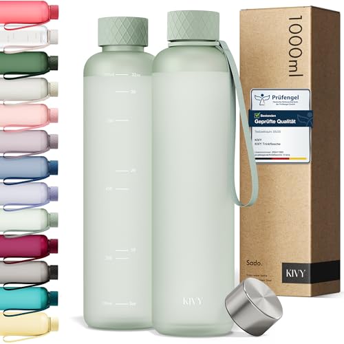 KIVY Trinkflasche 1l - Kohlensäure geeignet & Auslaufsicher... - Sports & Fitness Amazon Allemagne à 28.99€