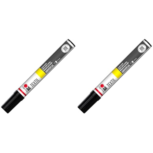 Marabu Textil MR011703073 Stylo Peintre Pointe 2-4 mm Noir... - Fournitures Bureau Amazon France à 6.38€