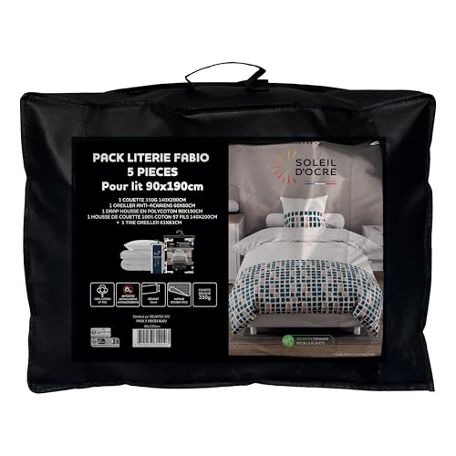 Soleil d’Ocre Fabio Set di parure da letto, con piumino, da... - Maison & Cuisine Amazon Italie à 16.61€