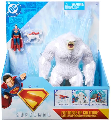 DC Comics, SUPERMAN Fortress of Solitude Battle Set, 3... - Jouets & Jeux Amazon Royaume-Uni à 5.00€