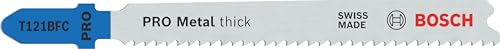 Bosch 5x Lame de scie sauteuse PRO Metal thick T121BFC... - Bricolage & Outils Amazon France à 12.59€