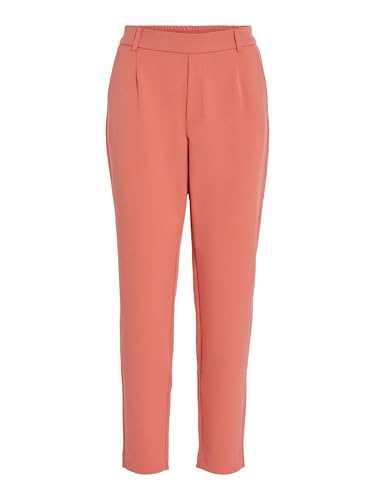 Vila Mujer Vivarone HW Slim Pant-Noos, Coral, 36 - Home & Kitchen Amazon Spain à 15.63€
