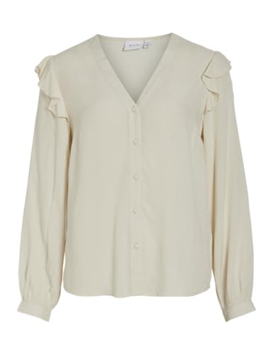 Vila Female Oberteil mit V-Ausschnitt Langarm - Amazon Allemagne à 10.56€