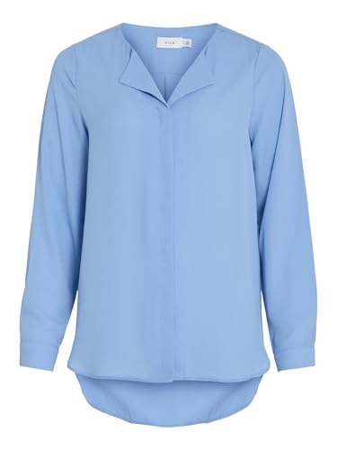 Vila Female Hemd High Low geteilter Kragen - Mode & Vêtements Amazon Allemagne à 14.80€