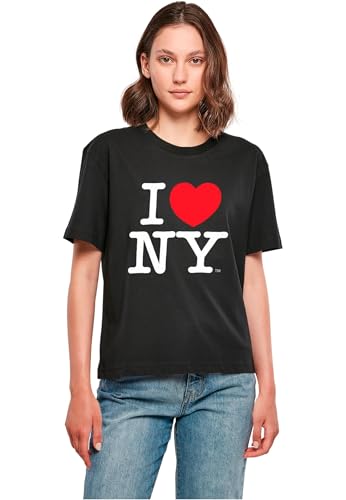 MERCHCODE Mc1086-ladies I Love NY tee Camiseta, Negro, XL... - Amazon Espagne à 19.36€