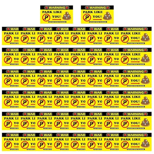 Tarjetas de estacionamiento incorrectas, pegatinas de... - Bricolage & Outils Amazon Espagne à 3.43€