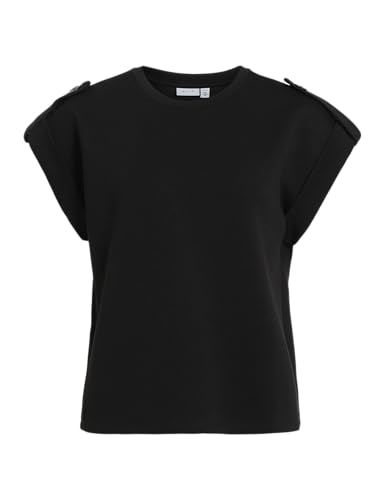 Vila Visiffi - Gorra con Cuello Redondo para Mujer, Negro... - Mode & Vêtements en promo à 21.24€