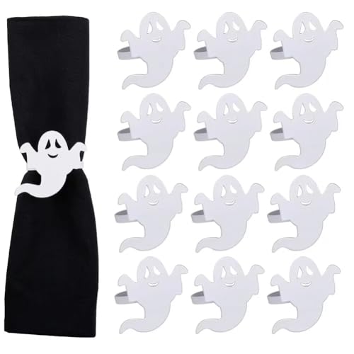 Luxylei Portatovaglioli Fantasma 12 Pezzi Portatovaglioli... - Maison & Cuisine Amazon Italie à 4.99€