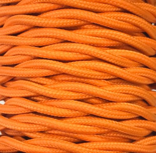 15 m geflochtenes Textilkabel, Orange - Amazon Germany à 12.60€