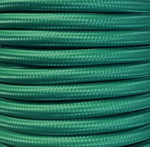 25 MTS CAVO TESSILE LISO VERDE OPACO - Amazon Italie à 25.13€