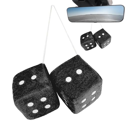Fuzzy Dice para Espejo de Coche,Colgante de Dados de Espejo... - Jouets & Jeux Amazon Espagne à 2.39€