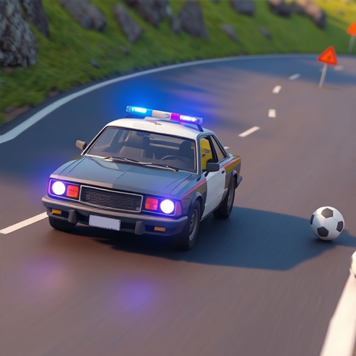 Polizeiauto Superheld Stunt-Simulator 3D - Auto & Moto Amazon Allemagne à 0.85€