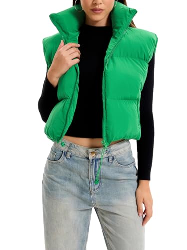 OYIGELZ Gilet trapuntato da donna alla moda, colletto alto... - Mode & Vêtements Amazon Italie à 16.31€