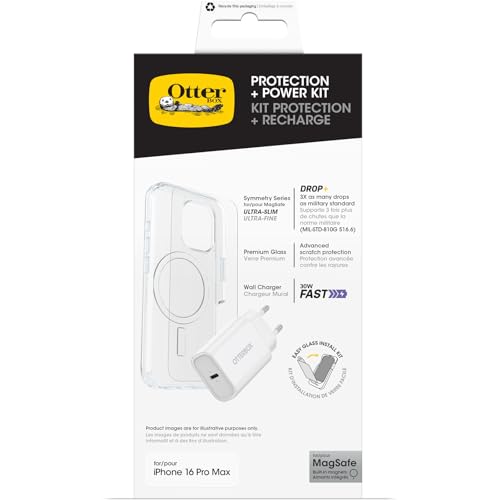 Bundle per iPhone 16 Pro Max OtterBox Cover Protettiva... - Tech & Electronics Amazon Italy à 34.64€