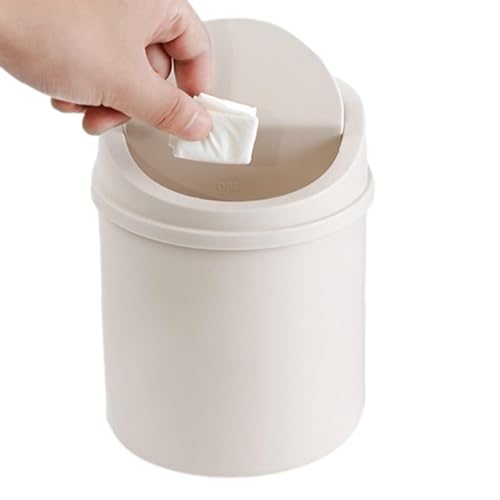 Buerfu Tabletop Small Trash Can with Lid | Tiny Desktop... - Maison & Cuisine Amazon Royaume-Uni à 1.39€