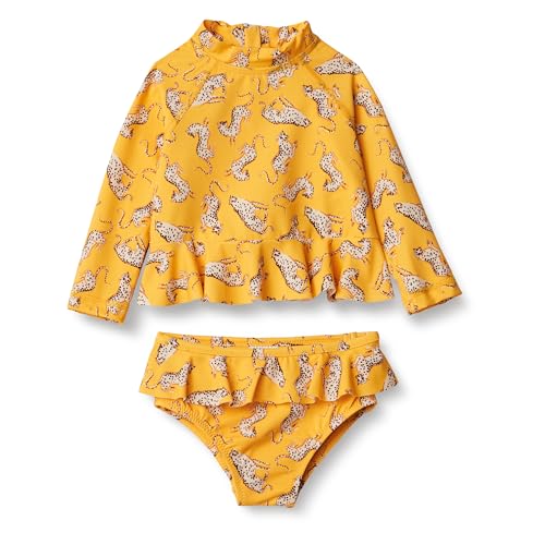 Amazon Essentials Baby Mädchen Rashguard-Set, Goldgelb... - Bébé & Puériculture Amazon Allemagne à 9.59€