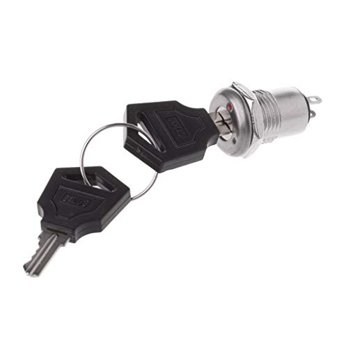 Schlüsselschalter - Wechselstrom 250 V, 0,5 A, 2... - Bricolage & Outils Amazon Allemagne à 1.36€