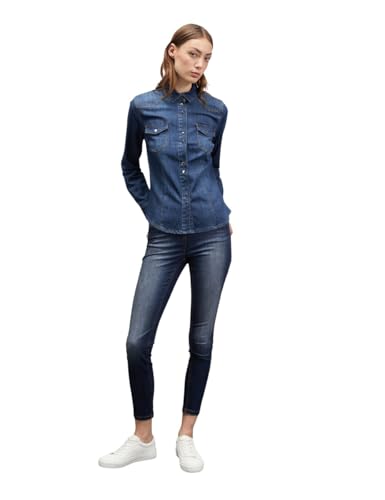 Motivi: Hemdbluse aus Denim Blau 44 Autum Winter 24 - Amazon Allemagne à 13.87€
