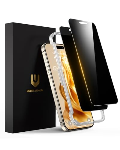 UNBREAKcable Panzer Sichtschutz Glas für iPhone 16 Pro Max... - High-Tech & Électronique Amazon Allemagne à 7.93€