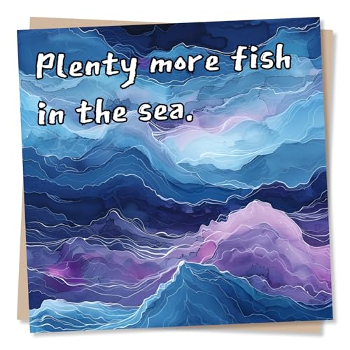 Funny Divorce or Breaking Up Card - Plenty More Fish In The... - Fournitures Bureau Amazon Royaume-Uni à 1.99€
