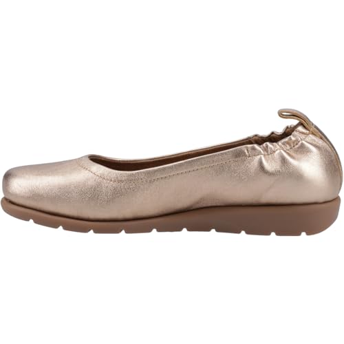 Hush Puppies Female Skylar Ballerina, Gold,4 - Nouvelle promo Amazon à 19.99€