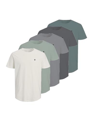 JACK & JONES Jprblabrody Tee Ss Crew Neck 5Pk Mp Noos - Mode & Vêtements en promo à 14.20€