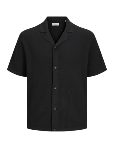 JJ REBEL Jrebwalker Knit Resort Ss, Black, L - Bon plan à 6.20€