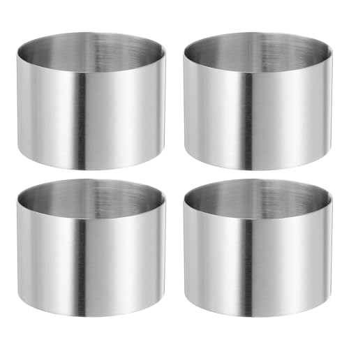 QUARKZMAN 4Pcs Anillo Redondo para Pastel 7,5 x 5 Cm de... - High-Tech & Électronique en promo à 22.79€