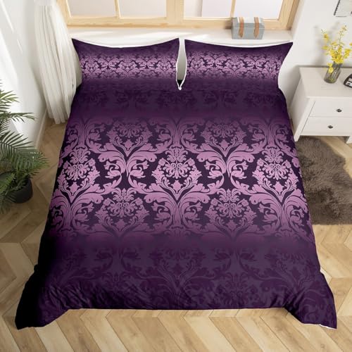 Homewish Parure de lit bohème, floral, victorien, 135 x 200... - Maison & Cuisine Amazon France à 23.60€